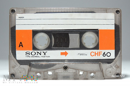 Podróbka Sony CHF 60 kaseta magnetofonowa