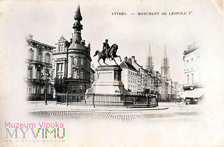 Belgia Antwerpia Król Léopold I