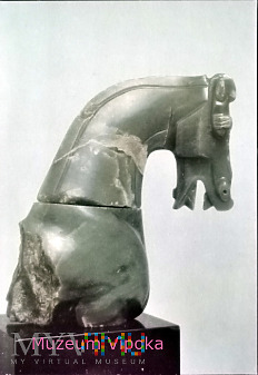 Duże zdjęcie Chiny - Głowa konia z muzeum w Londynie