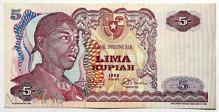 5 rupii 1968