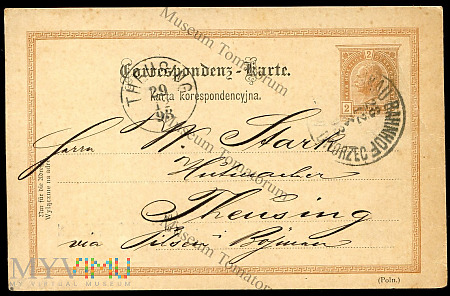 Austriacka Poczta (dla Polski) - 1893