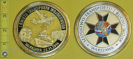 Medal kolejowy - wojskowy I Święta Transportu Woj.