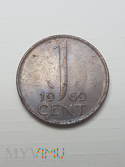 Holandia- 1 cent 1969 r.