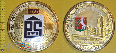 Medal kolejowy - społeczny Spółdzielni Kolejarz