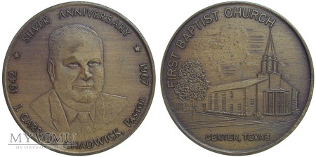 Pastor J. Carrol Chadwick medal 1967