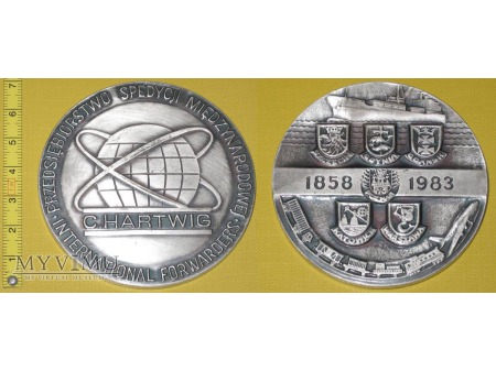 Medal kolejowy - przewozowy C. Hartwig