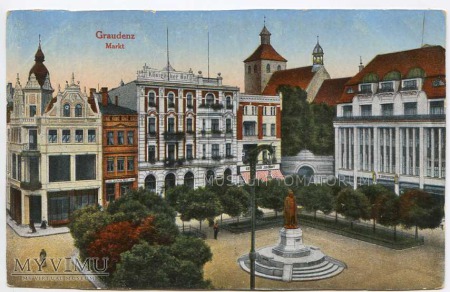 Duże zdjęcie Graudenz Grudziądz - początek XX wieku - Rynek