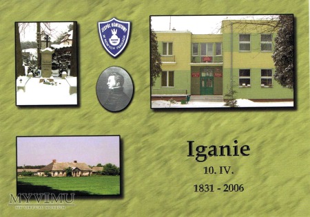 Duże zdjęcie Iganie - 175 rocznica - pocztówka 3