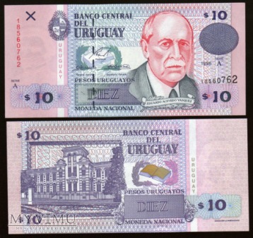 Uruguay - P 81 - 10 Pesos Uruguayos - 1998