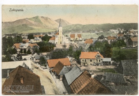 Duże zdjęcie Zakopane - Widok ogólny - 1916
