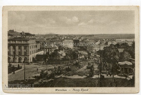 Duże zdjęcie Warszawa - Trasa W-Z (Nowy Zjazd) - 1916