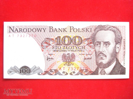 100 złotych 1976 rok