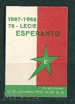 75-Lecie Esperanto.1.1963.Czechowice