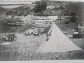 niemiecki żołnierz w namiocie