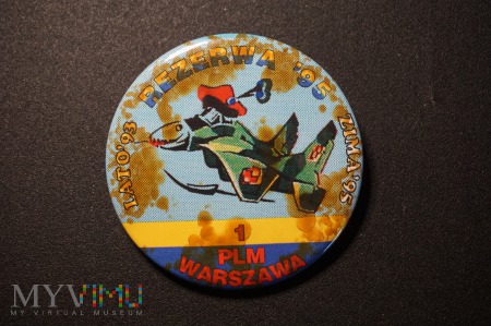 Duże zdjęcie Pamiątkowa Odznaka ,, REZERWA 95'' -1 PLM