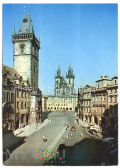Praha - Týnský chrám - lata 70-te XX w.