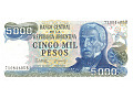 Argentyna - 5 000 pesos (1983)