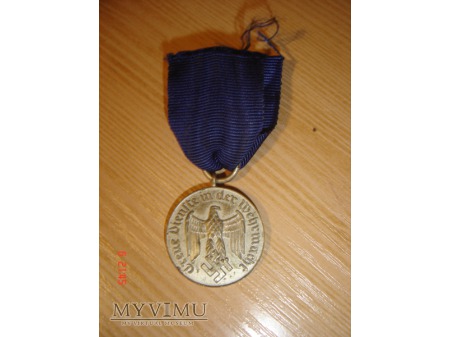 Wehrmacht Medal Za Wysługe 4 klasy