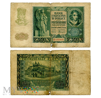 Duże zdjęcie 50 złotych 1940 (D 1352819)