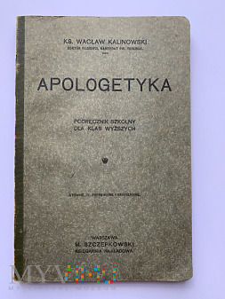 Apologetyka z autografem ks.Wacława Kalinowskiego