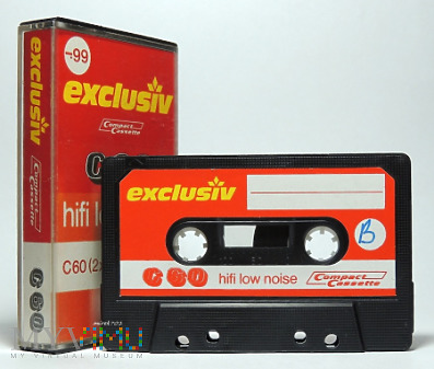 Duże zdjęcie Exclusiv C60 kaseta magnetofonowa