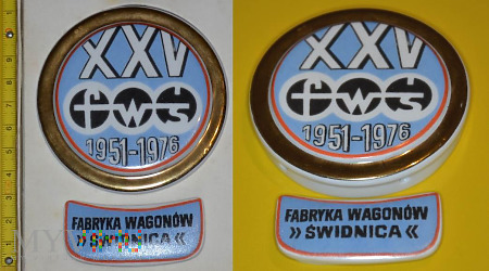 Medal kolejowy - firmowy FWŚ w Świdnicy