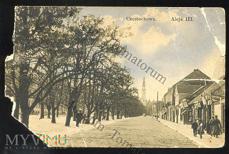 Częstochowa - Aleja III - 1912