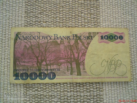 10000 złotych 1988 r.