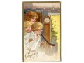 c. 1910 Wesołych Świąt Choinka Święta dzieci