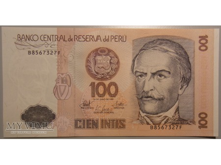 100 intis Peru
