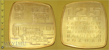 Medal kolejowy - firmowy HCP Poznań