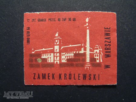 Etykieta - Zamek Królewski w Warszawie
