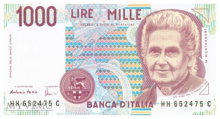 Duże zdjęcie Włochy - 1 000 lirów (1998)