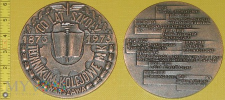 Medal kolejowy - usługowy Tech. Kol. w Warszawie