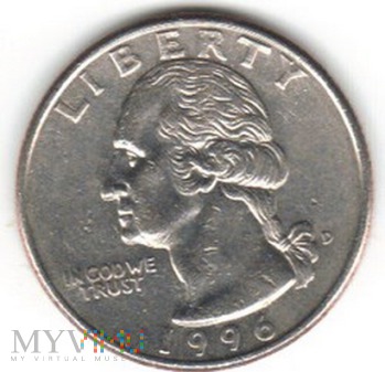 Duże zdjęcie 0,25 DOLLAR 1996 D
