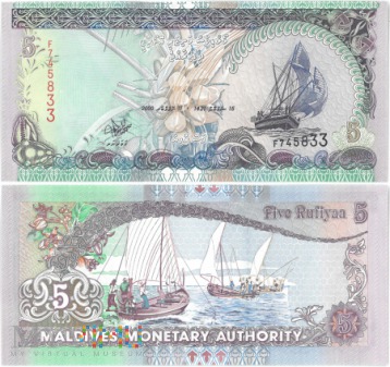 Malediwy / 5 ruffia / 2000