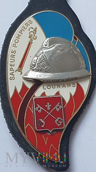 Duże zdjęcie Odznaka SAPEURS POMPIERS LOUHANS