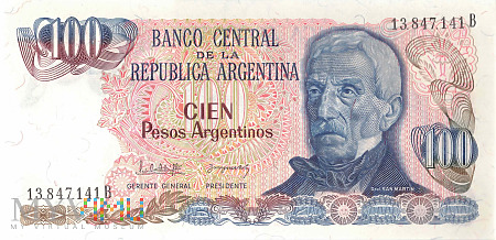 Argentyna - 100 pesos (1983)