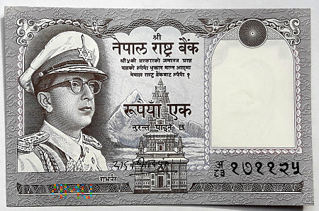 1 rupia 1972