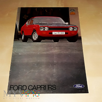 Prospekt Ford Capri RS 1970