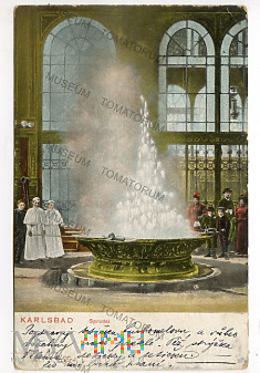 Karlovy Vary - Pijalnia wody mineralnej - 1910