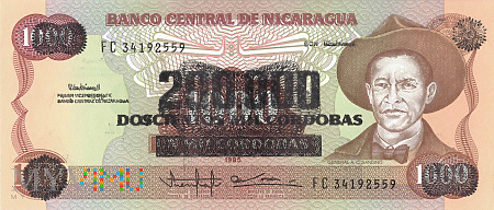 Nikaragua - 200 000 córdob (1990)