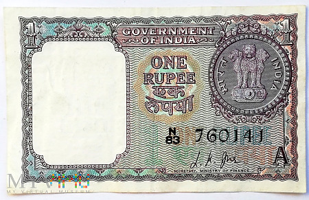 1 rupia 1963