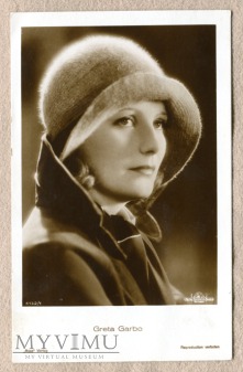Duże zdjęcie Greta Garbo Verlag Ross 4132/1 Vintage Postcard