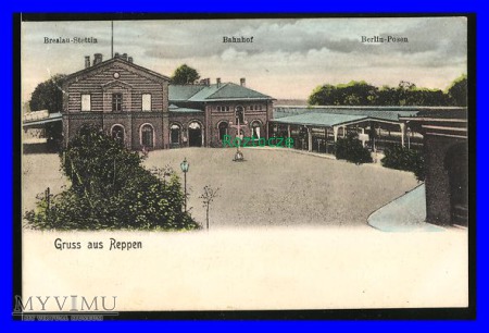 RZEPIN Reppen, Dworzec kolejowy