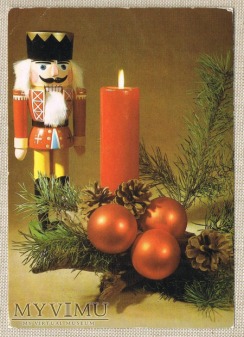 Wesołych Świąt niemiecka kartka świąteczna