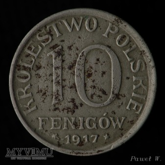 1917 10 fenigów - NBO