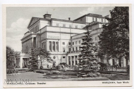 Duże zdjęcie Warszawa - Teatr Wielki - 1930/39