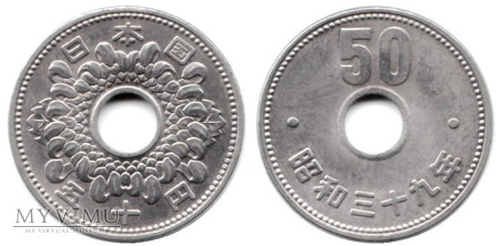 Duże zdjęcie 50 jen 1964 JAPONIA