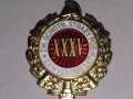 Odznaka Za Wysługę XXXV Lat ZOSP ciemna emalia